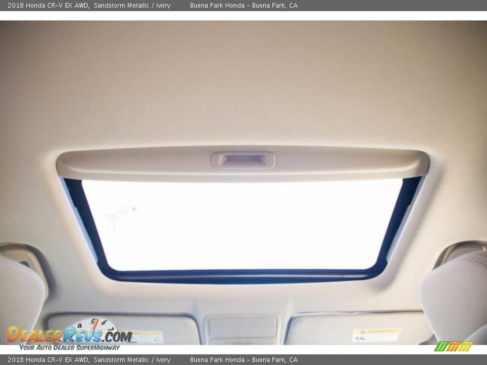 2018 Honda CR-V EX AWD Sandstorm Metallic / Ivory Photo #18