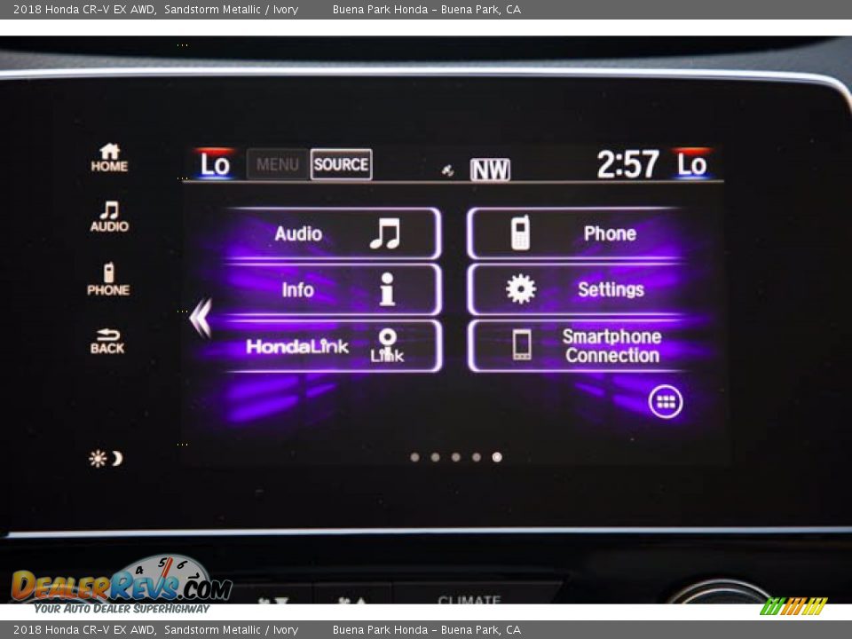 2018 Honda CR-V EX AWD Sandstorm Metallic / Ivory Photo #25