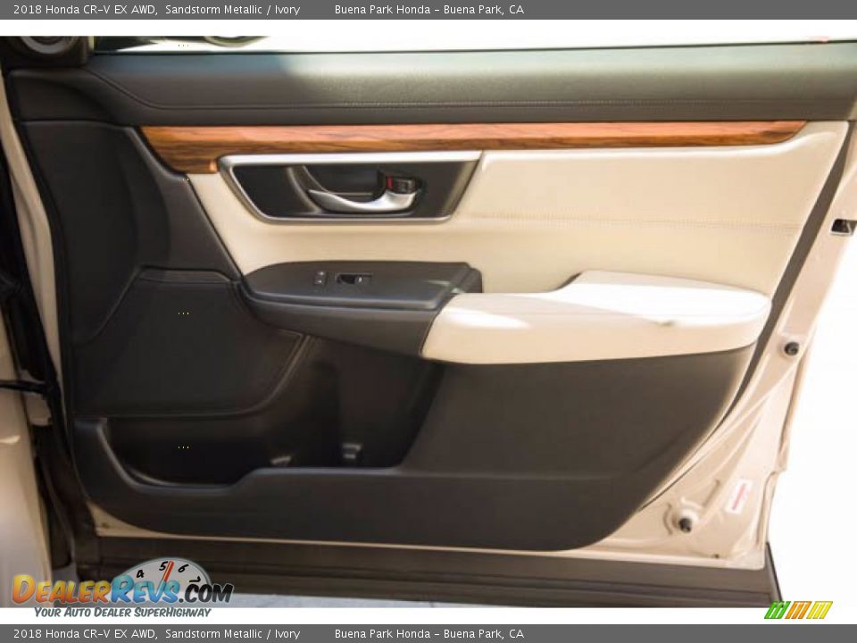 2018 Honda CR-V EX AWD Sandstorm Metallic / Ivory Photo #32