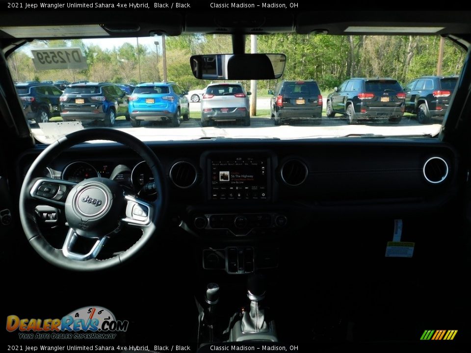2021 Jeep Wrangler Unlimited Sahara 4xe Hybrid Black / Black Photo #10