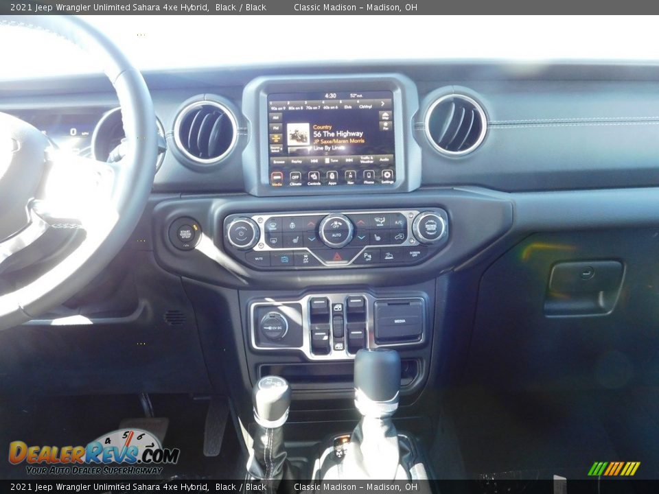 2021 Jeep Wrangler Unlimited Sahara 4xe Hybrid Black / Black Photo #11
