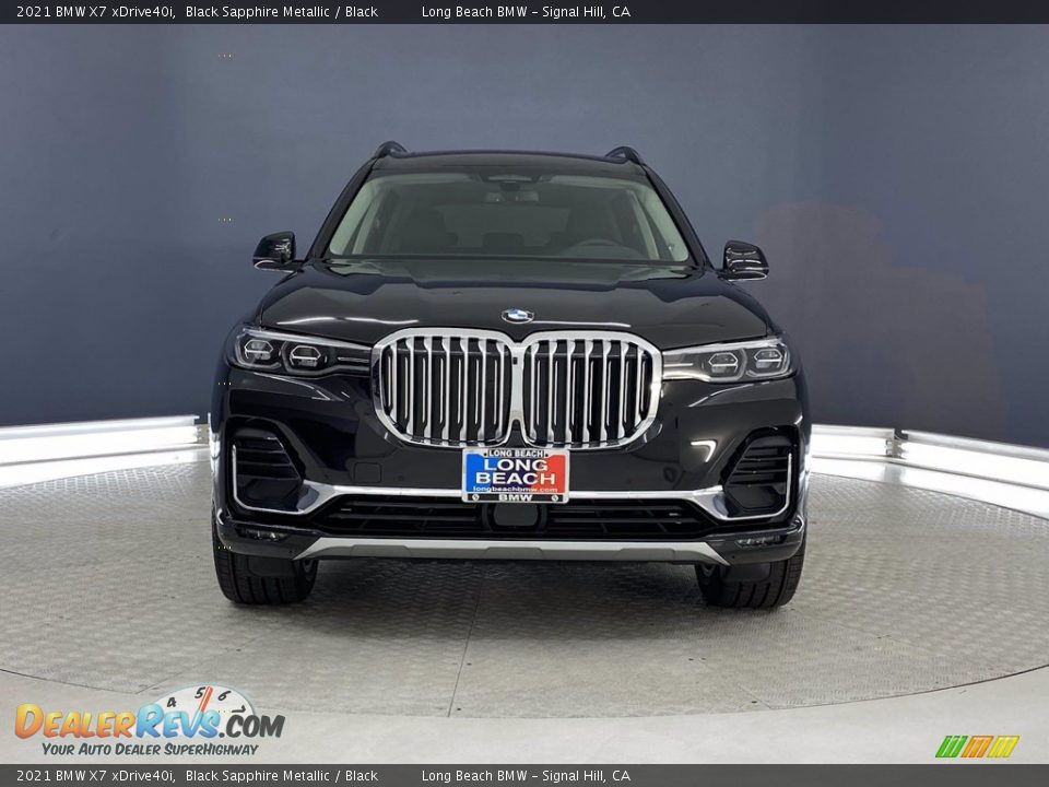 2021 BMW X7 xDrive40i Black Sapphire Metallic / Black Photo #2