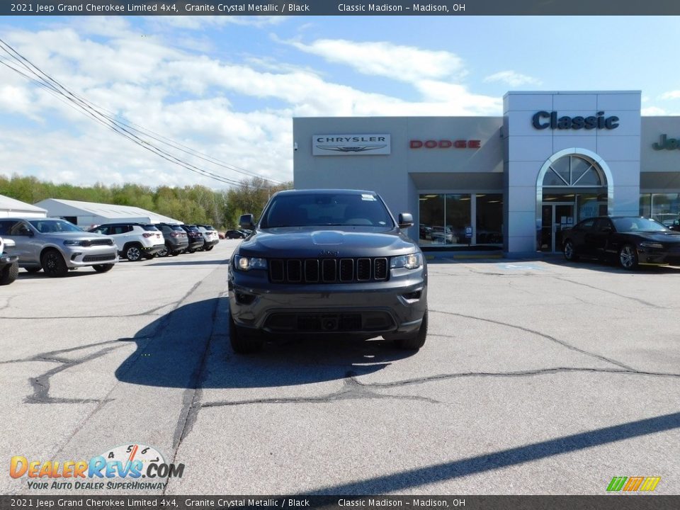 2021 Jeep Grand Cherokee Limited 4x4 Granite Crystal Metallic / Black Photo #2