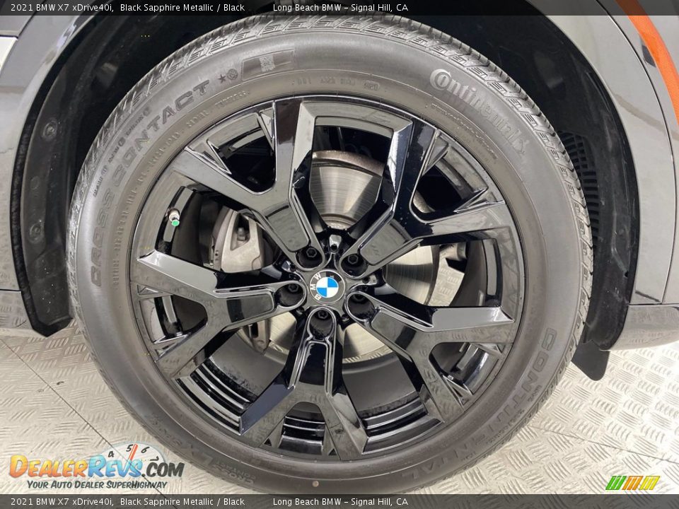 2021 BMW X7 xDrive40i Black Sapphire Metallic / Black Photo #6