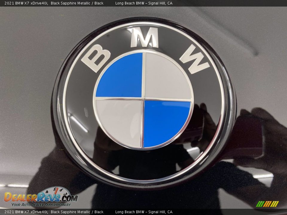 2021 BMW X7 xDrive40i Black Sapphire Metallic / Black Photo #8