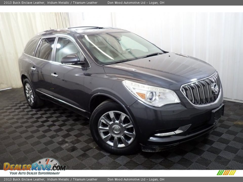 2013 Buick Enclave Leather Iridium Metallic / Titanium Leather Photo #5