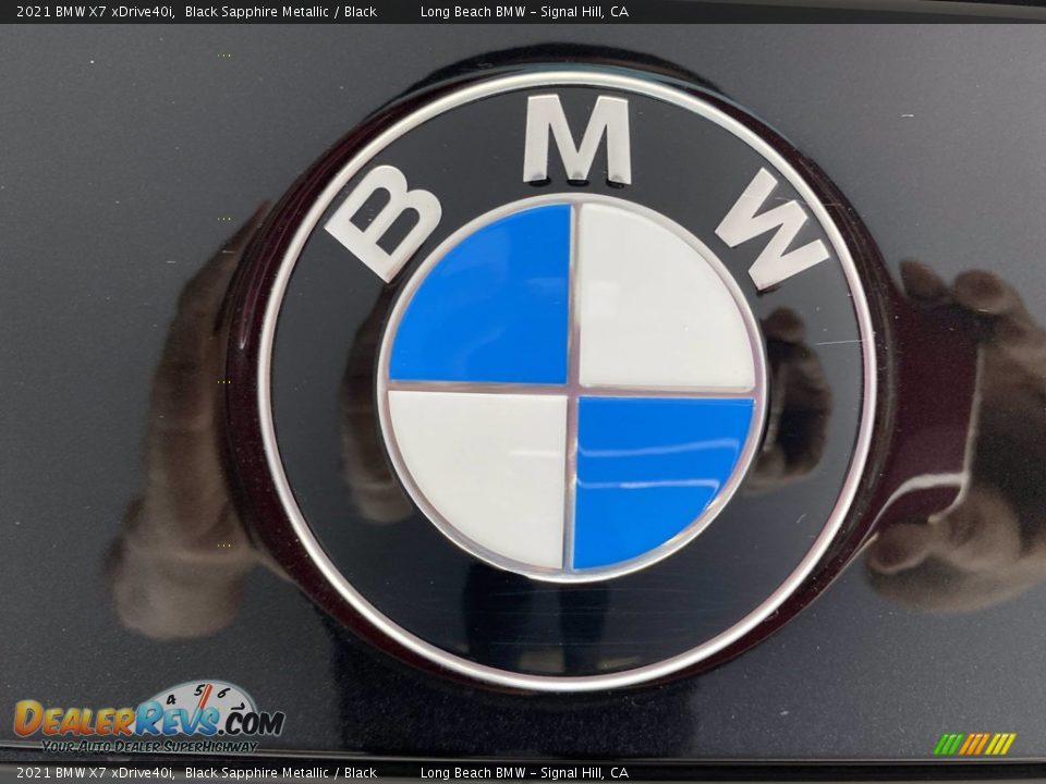 2021 BMW X7 xDrive40i Black Sapphire Metallic / Black Photo #10