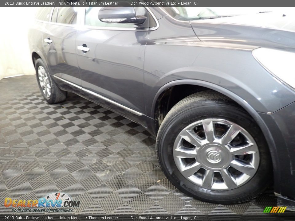2013 Buick Enclave Leather Iridium Metallic / Titanium Leather Photo #6