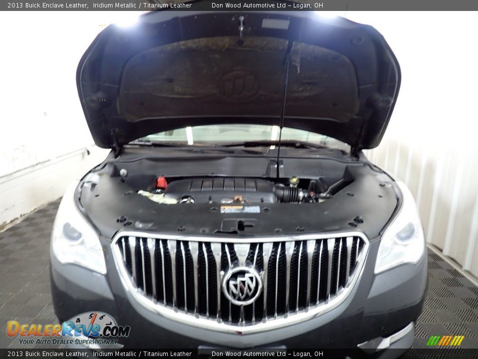 2013 Buick Enclave Leather Iridium Metallic / Titanium Leather Photo #8