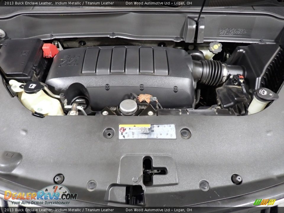 2013 Buick Enclave Leather Iridium Metallic / Titanium Leather Photo #9