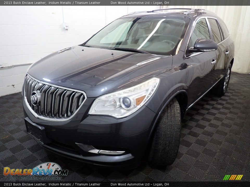 2013 Buick Enclave Leather Iridium Metallic / Titanium Leather Photo #10