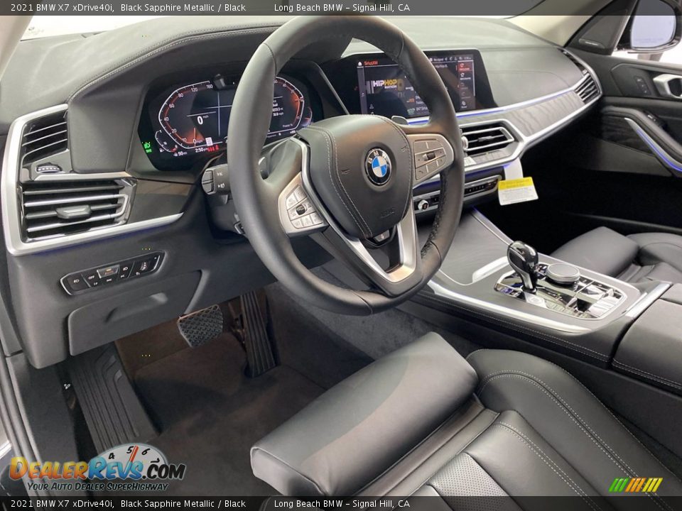 2021 BMW X7 xDrive40i Black Sapphire Metallic / Black Photo #16