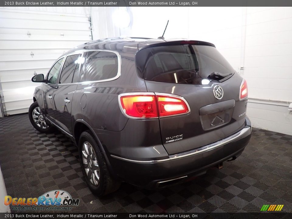 2013 Buick Enclave Leather Iridium Metallic / Titanium Leather Photo #13