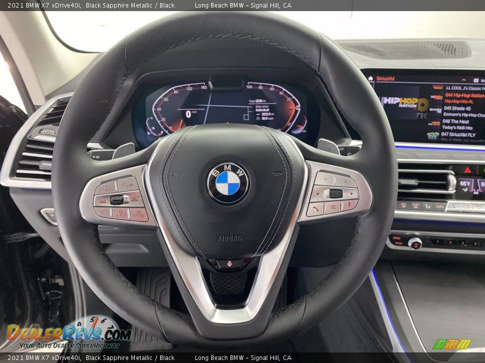 2021 BMW X7 xDrive40i Black Sapphire Metallic / Black Photo #18