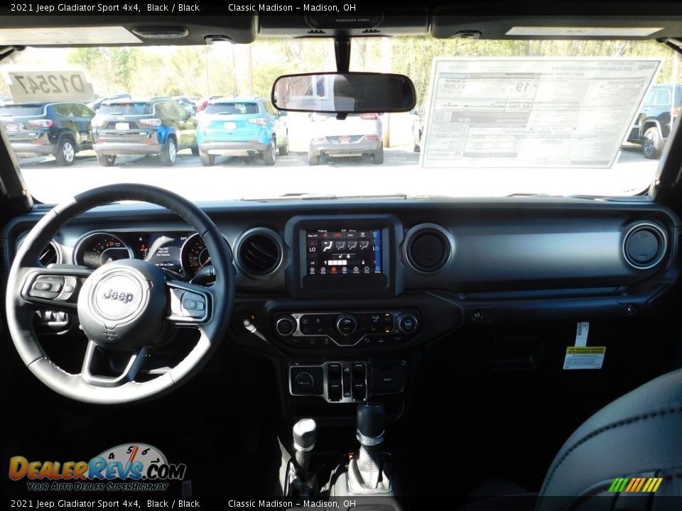 2021 Jeep Gladiator Sport 4x4 Black / Black Photo #10