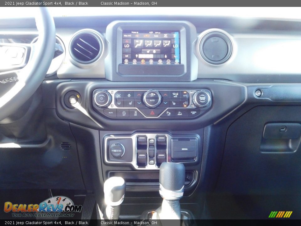2021 Jeep Gladiator Sport 4x4 Black / Black Photo #11