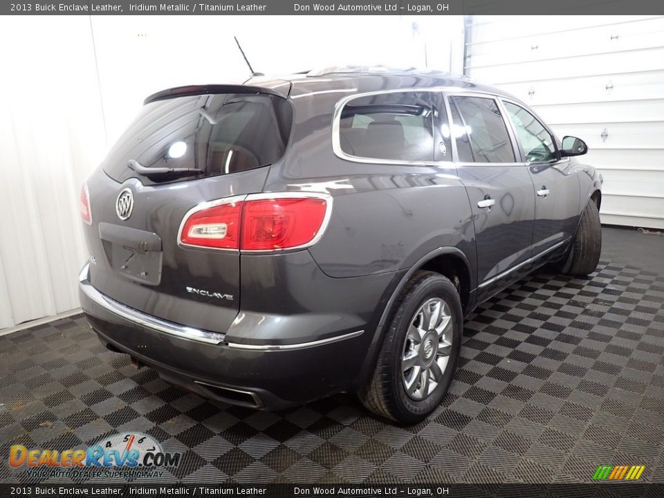 2013 Buick Enclave Leather Iridium Metallic / Titanium Leather Photo #21