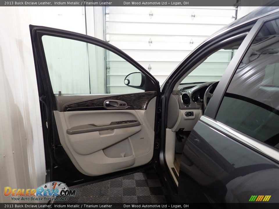 2013 Buick Enclave Leather Iridium Metallic / Titanium Leather Photo #24