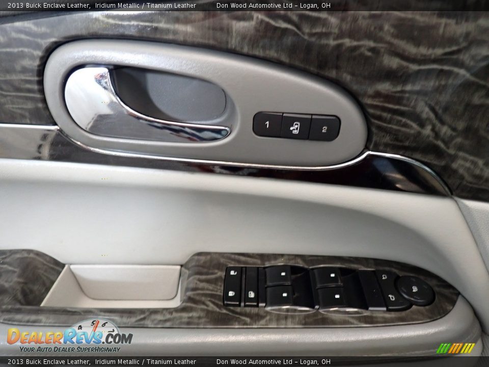 2013 Buick Enclave Leather Iridium Metallic / Titanium Leather Photo #25
