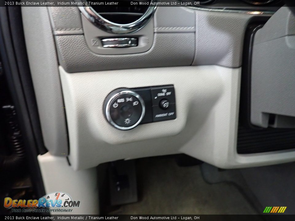 2013 Buick Enclave Leather Iridium Metallic / Titanium Leather Photo #26