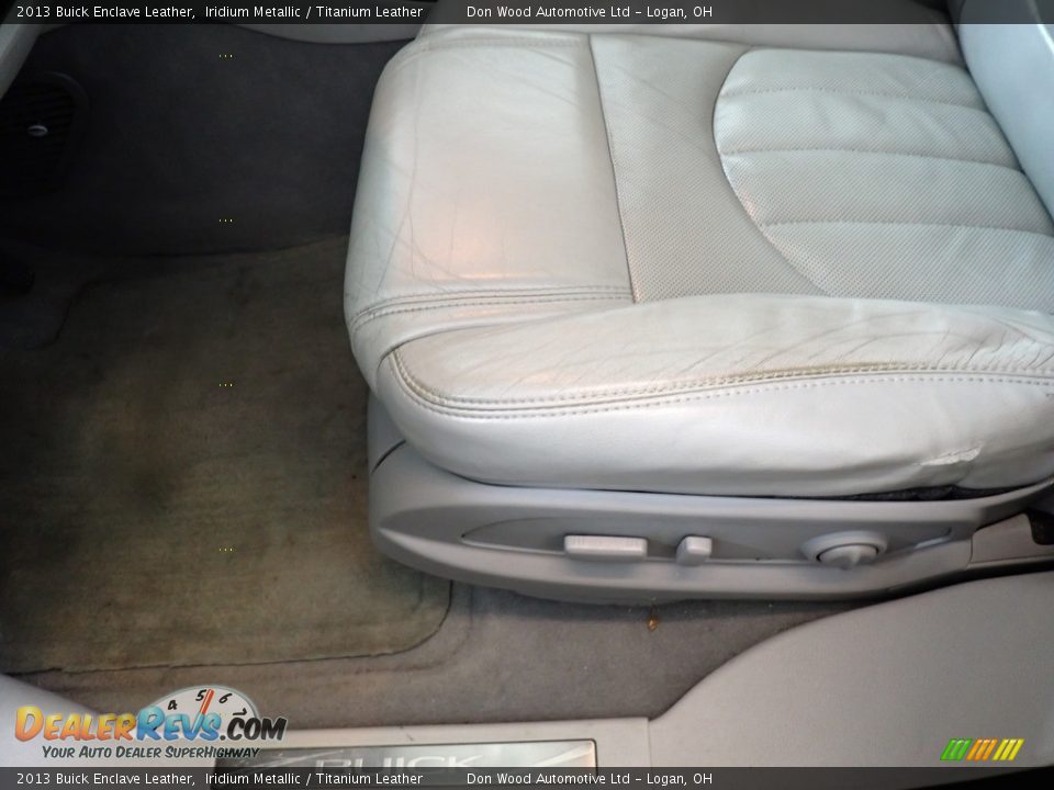 2013 Buick Enclave Leather Iridium Metallic / Titanium Leather Photo #28