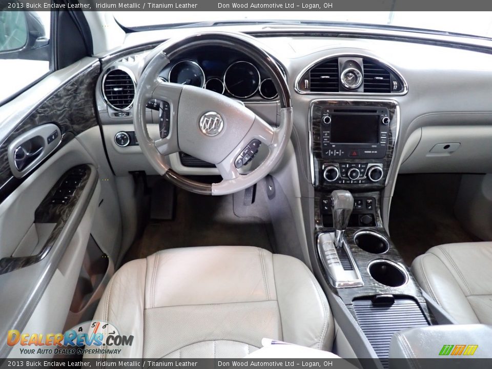2013 Buick Enclave Leather Iridium Metallic / Titanium Leather Photo #33