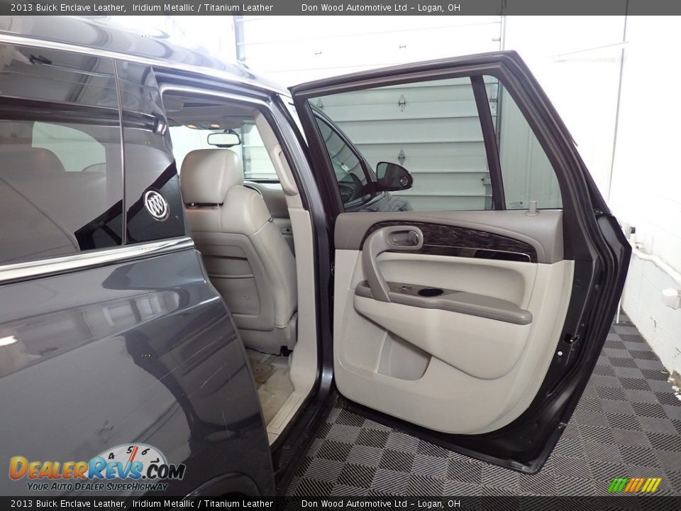 2013 Buick Enclave Leather Iridium Metallic / Titanium Leather Photo #34