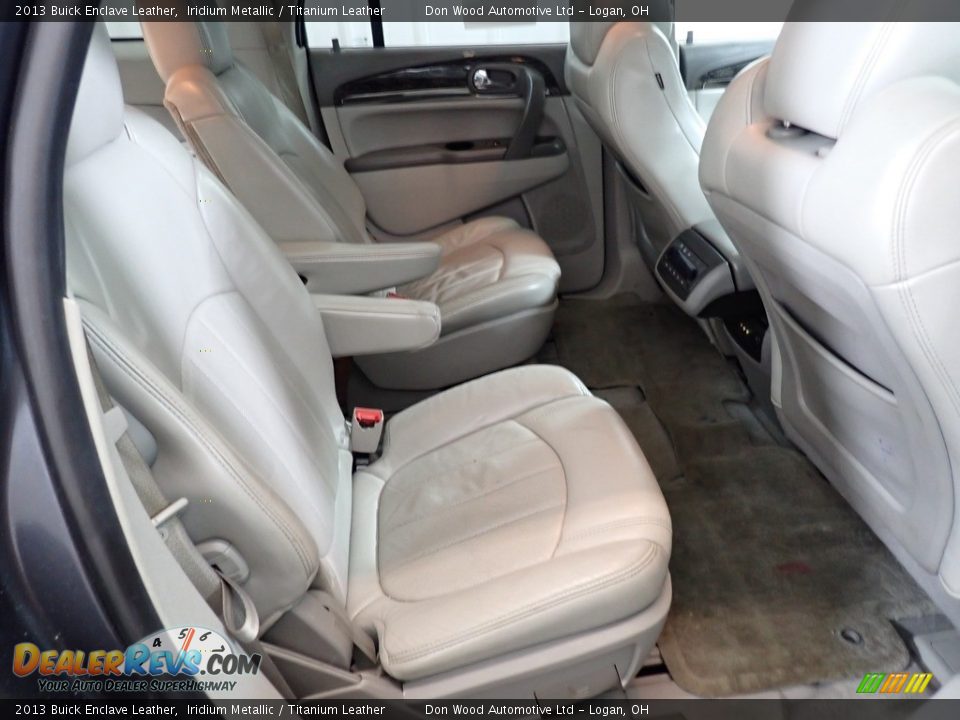 2013 Buick Enclave Leather Iridium Metallic / Titanium Leather Photo #35