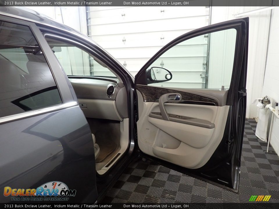 2013 Buick Enclave Leather Iridium Metallic / Titanium Leather Photo #36