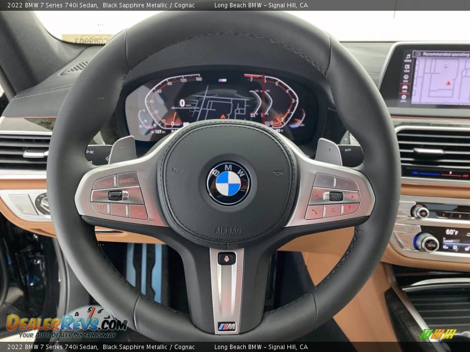 2022 BMW 7 Series 740i Sedan Steering Wheel Photo #14