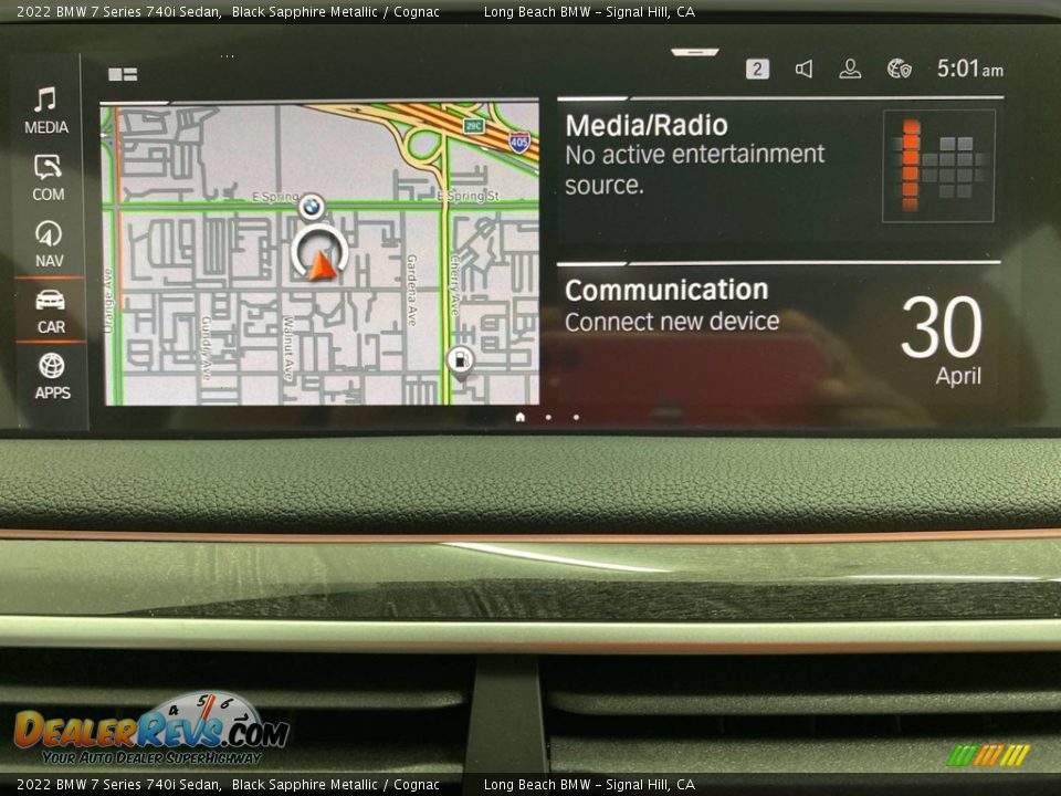 Navigation of 2022 BMW 7 Series 740i Sedan Photo #18