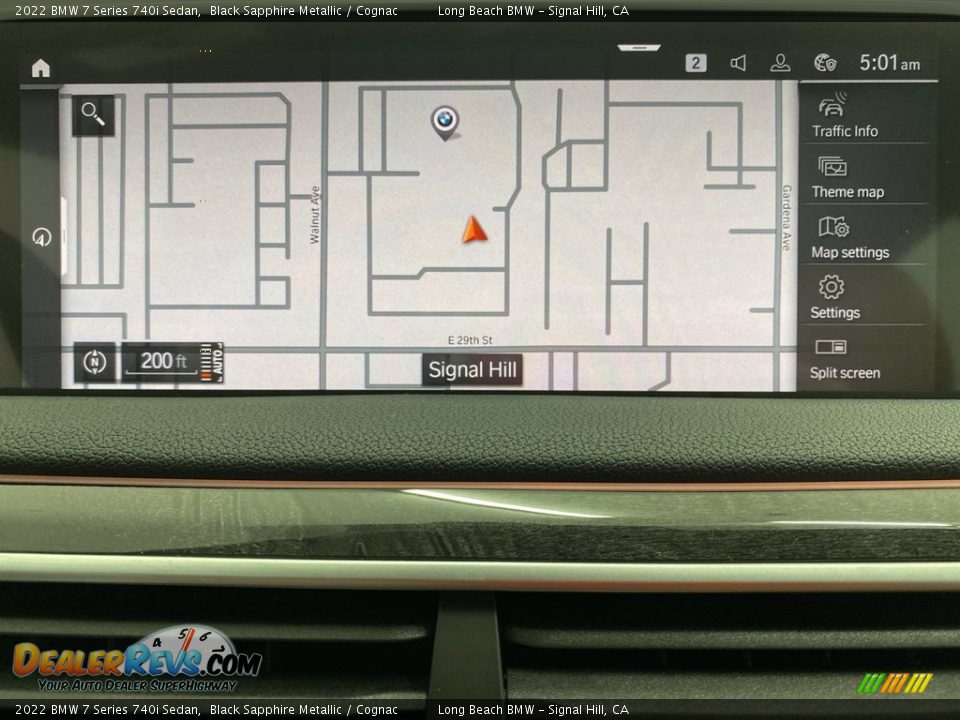 Navigation of 2022 BMW 7 Series 740i Sedan Photo #19