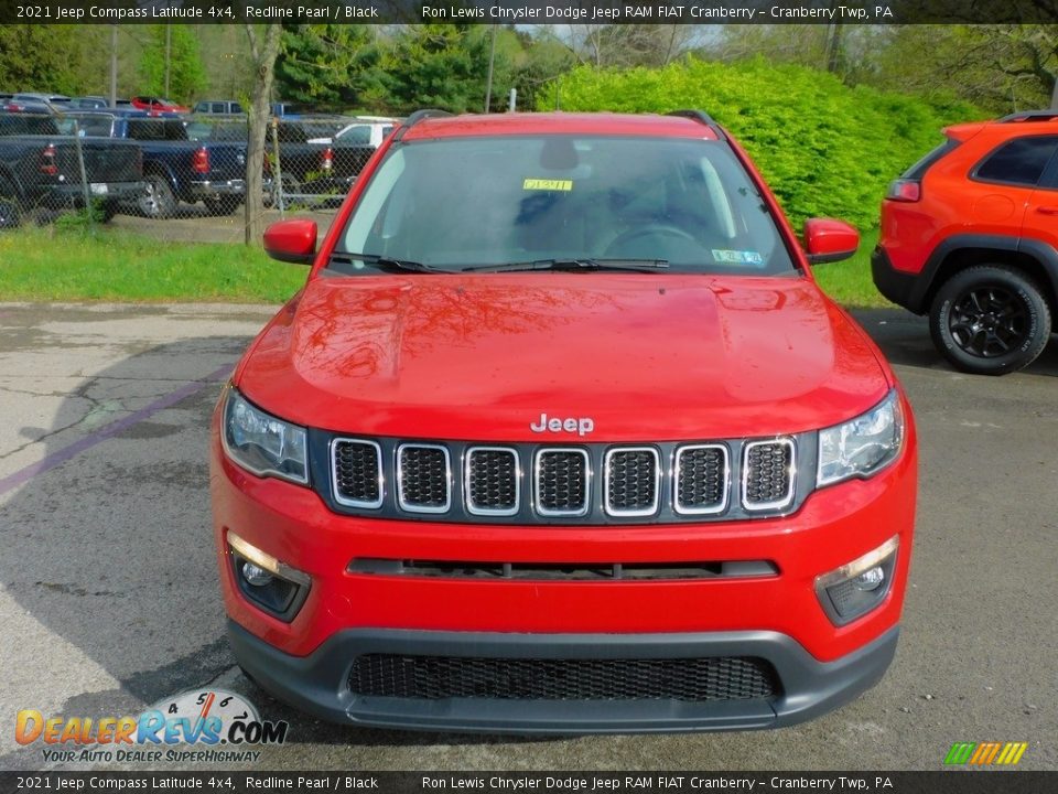 2021 Jeep Compass Latitude 4x4 Redline Pearl / Black Photo #2