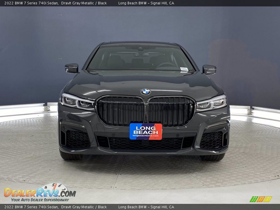2022 BMW 7 Series 740i Sedan Dravit Gray Metallic / Black Photo #2