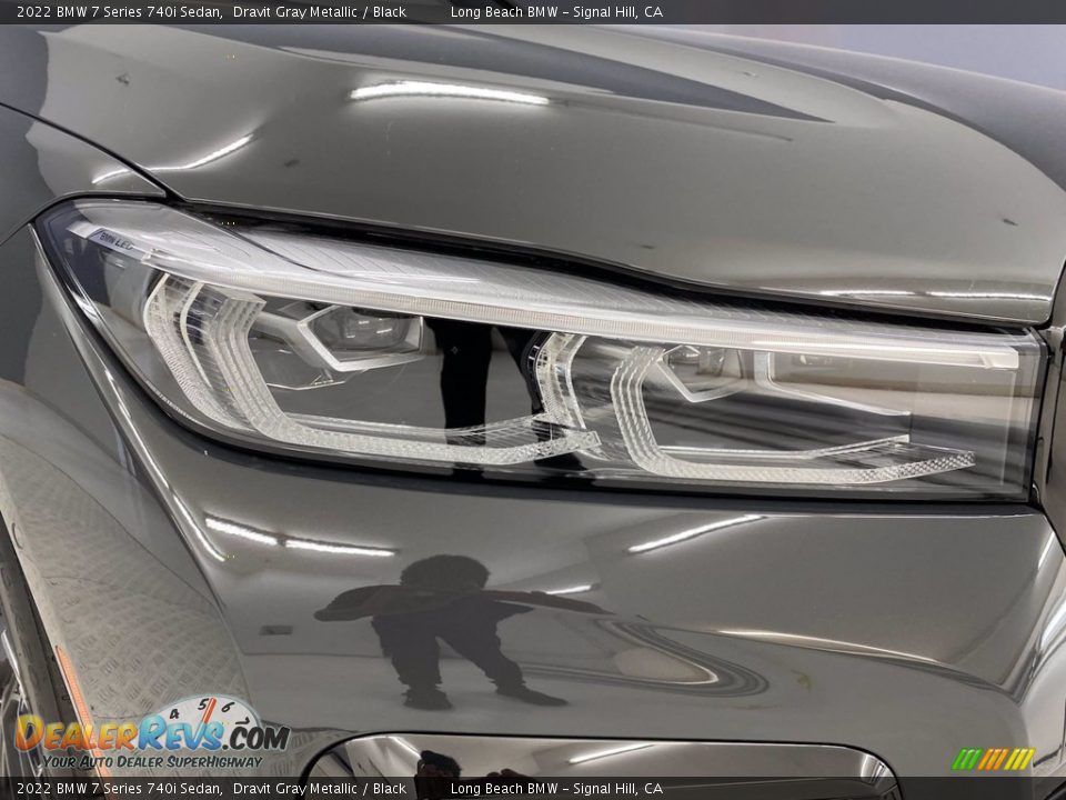 2022 BMW 7 Series 740i Sedan Dravit Gray Metallic / Black Photo #4