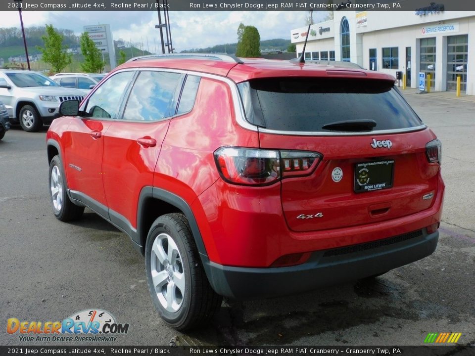 2021 Jeep Compass Latitude 4x4 Redline Pearl / Black Photo #8