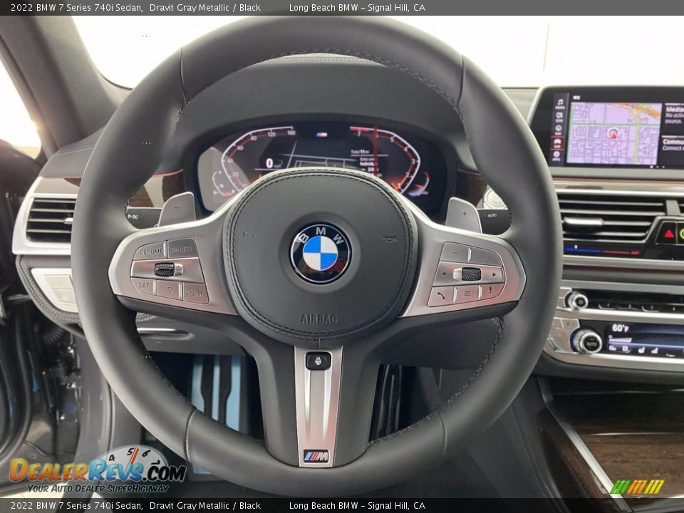 2022 BMW 7 Series 740i Sedan Steering Wheel Photo #14