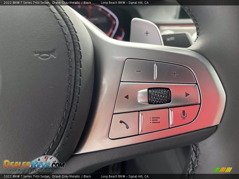 2022 BMW 7 Series 740i Sedan Steering Wheel Photo #16