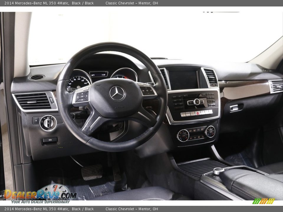 2014 Mercedes-Benz ML 350 4Matic Black / Black Photo #6