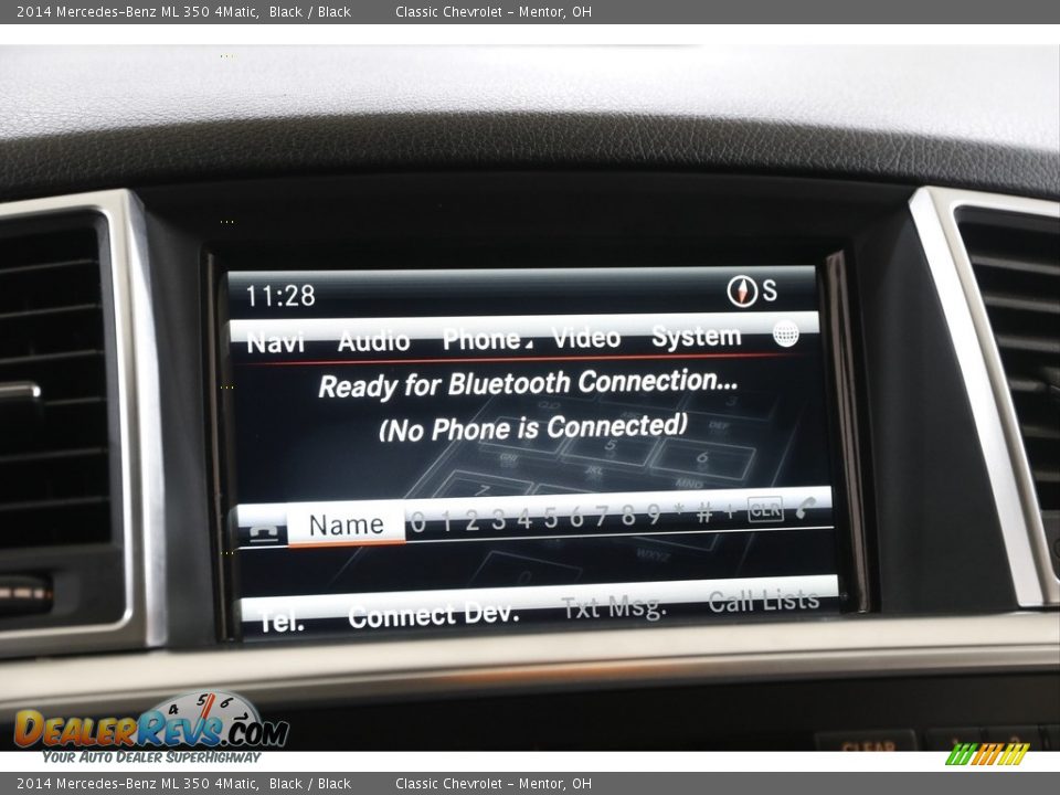 2014 Mercedes-Benz ML 350 4Matic Black / Black Photo #11