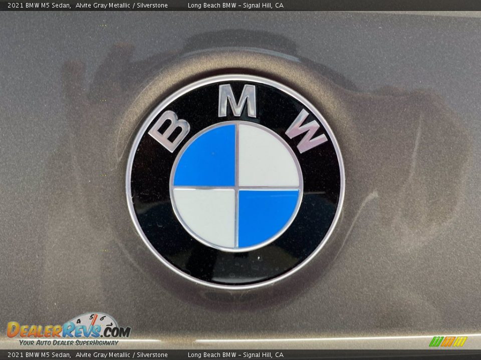 2021 BMW M5 Sedan Alvite Gray Metallic / Silverstone Photo #7