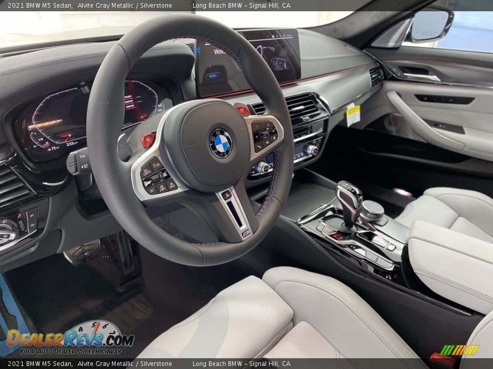 Front Seat of 2021 BMW M5 Sedan Photo #12
