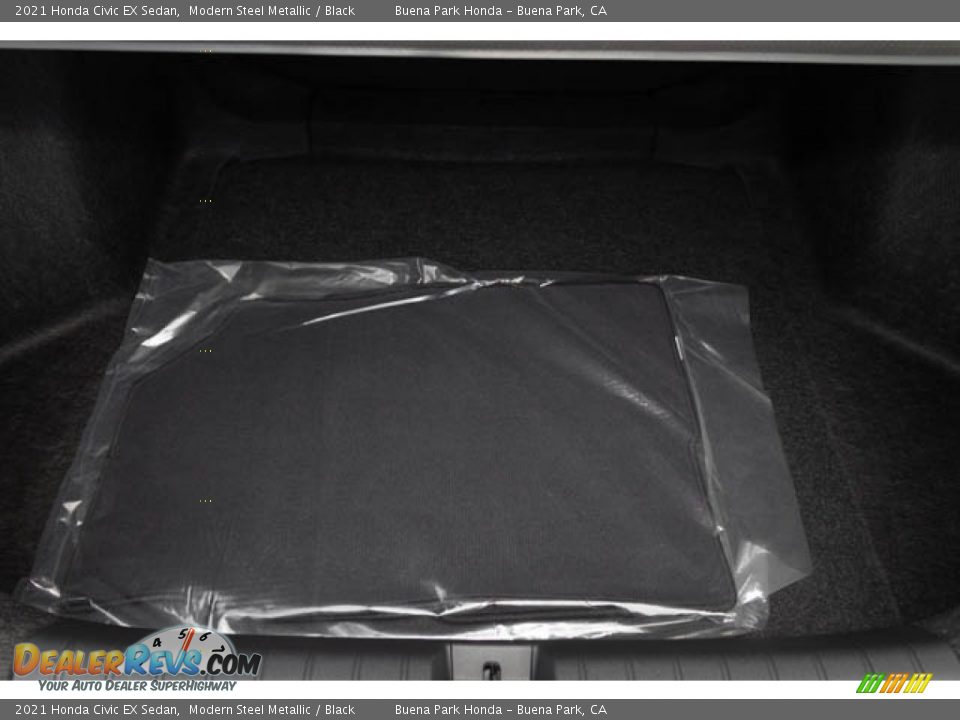 2021 Honda Civic EX Sedan Modern Steel Metallic / Black Photo #28