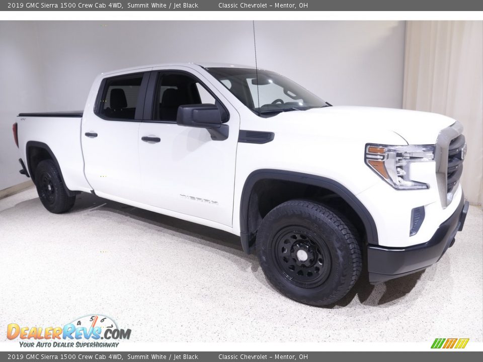 2019 GMC Sierra 1500 Crew Cab 4WD Summit White / Jet Black Photo #1