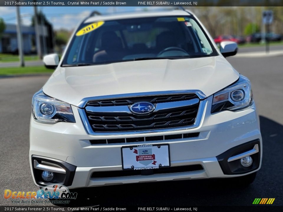 2017 Subaru Forester 2.5i Touring Crystal White Pearl / Saddle Brown Photo #15