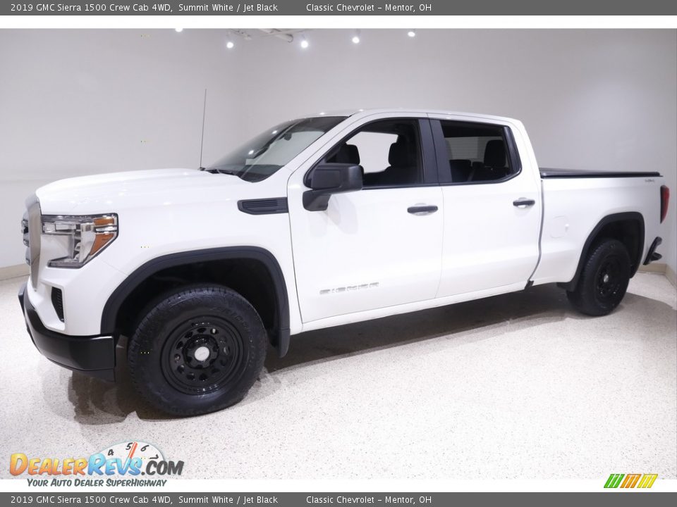 2019 GMC Sierra 1500 Crew Cab 4WD Summit White / Jet Black Photo #3