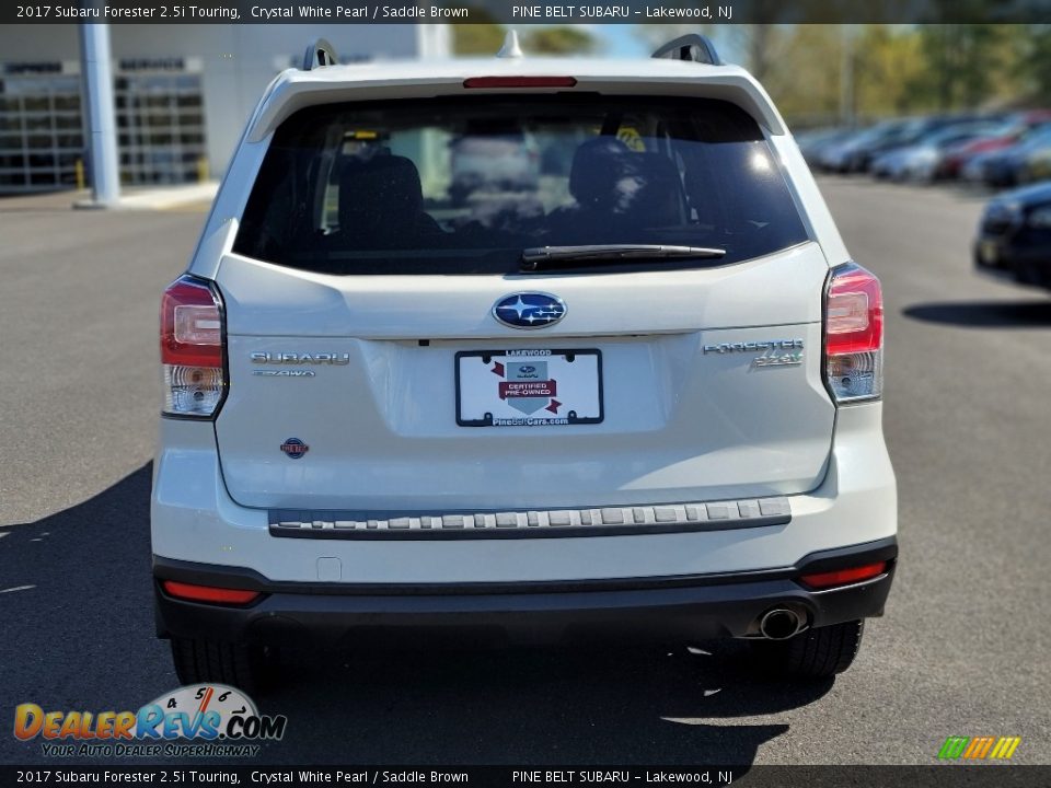 2017 Subaru Forester 2.5i Touring Crystal White Pearl / Saddle Brown Photo #18