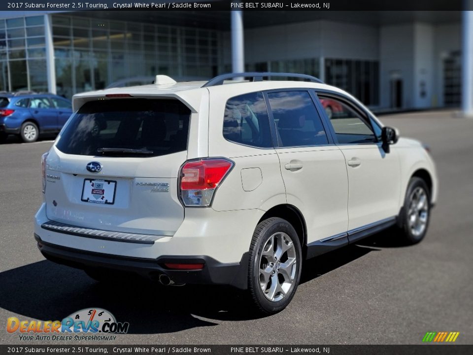 2017 Subaru Forester 2.5i Touring Crystal White Pearl / Saddle Brown Photo #19