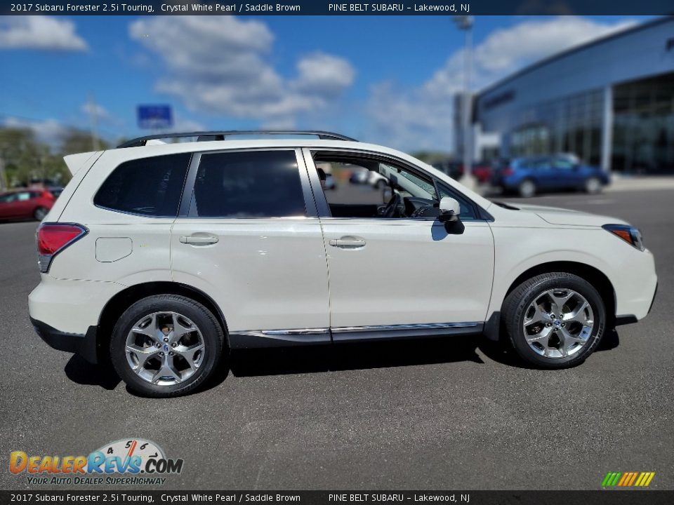 2017 Subaru Forester 2.5i Touring Crystal White Pearl / Saddle Brown Photo #20