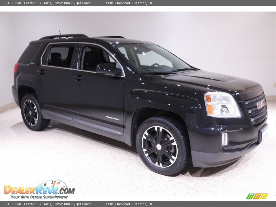 2017 GMC Terrain SLE AWD Onyx Black / Jet Black Photo #1